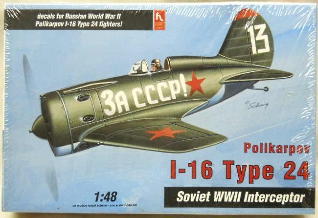 Hobby Craft 1/48 Polikarpov I-16 Type 24, HC1576 plastic model kit